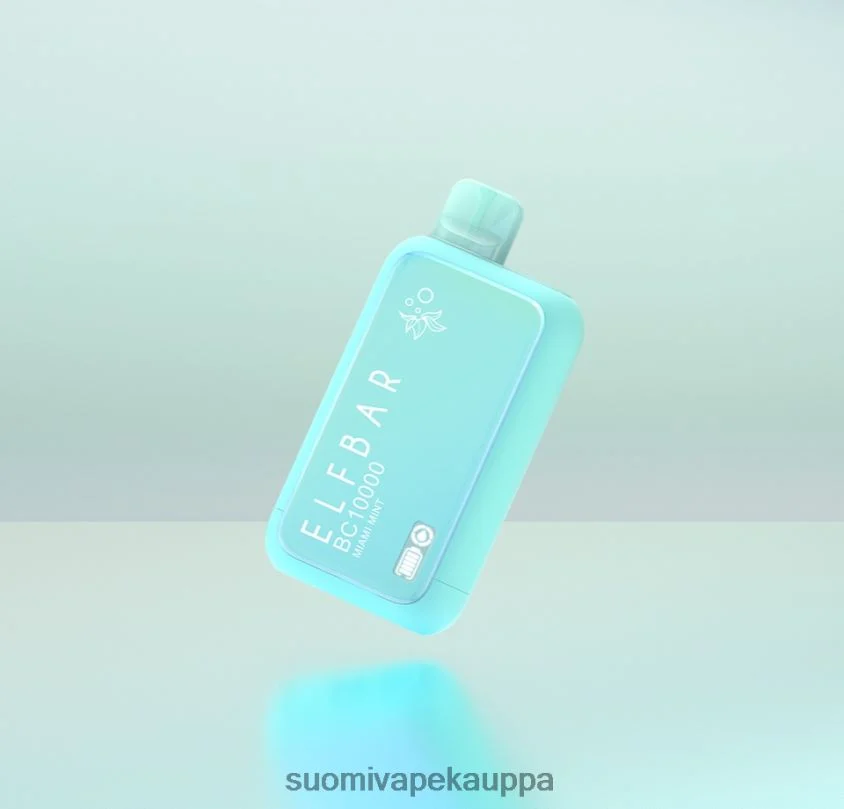 0L2X8L20 ELFBAR BC10000 kertakäyttöinen vape dinmol -versio miami minttu | Vape Kauppa