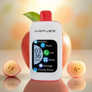 AirFuze Smart 30000 Puffs Käyttöön Suunniteltu Kolmen Omenen Maku Näyttö 2.01″ TFT Type-C