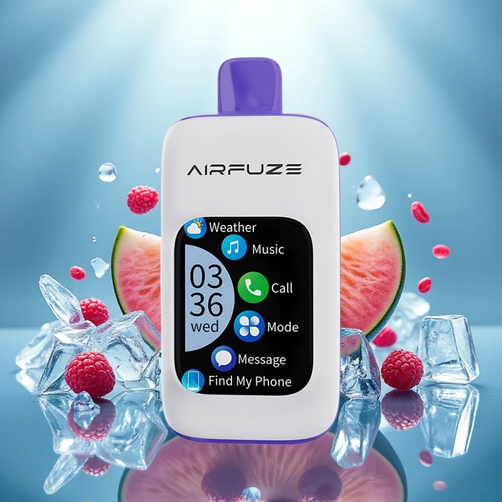 AirFuze Smart 30000 Pussit Disposable Pod Azul Vihreä Jää 5% Nikotiinia 900mAh Type-C