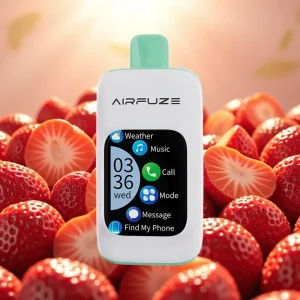 AirFuze Smart 30000 Pussit Disposable Pod – Mansikkakesä, 5% Nikotiinia, 900mAh, Type-C