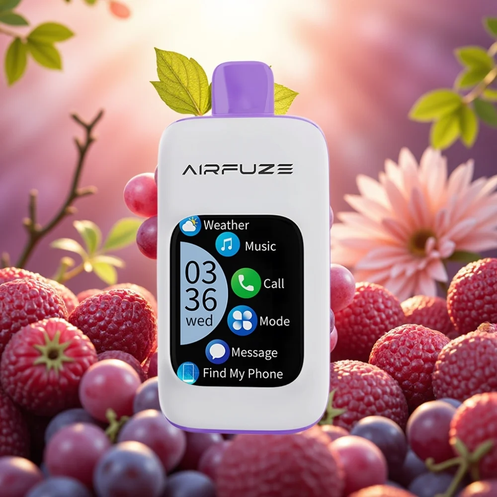Airfuze Smart Pro 40000 Puhallus Grape Burst 900mAh 20ml 2%/5% Nikotiini