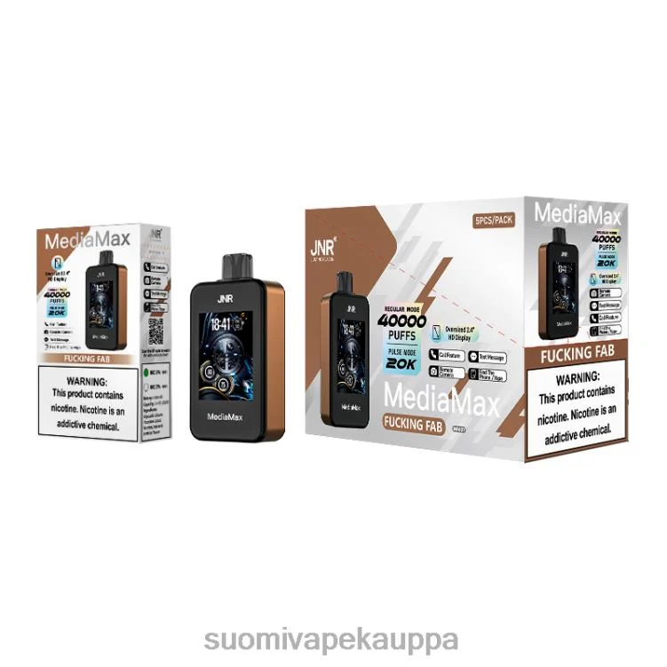 JNR MediaMax 40k puffi helvetin hienoa P82ZF13 | Vape Box