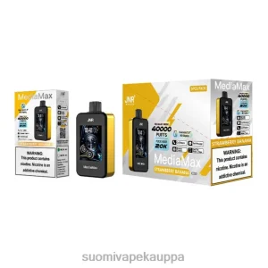 JNR MediaMax 40k puffi mansikka banaani P82ZF16 | Vape Suomi