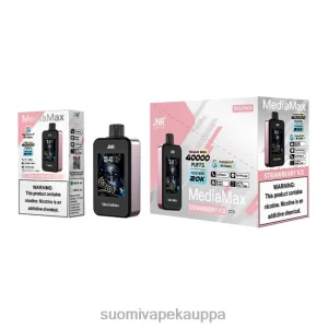 JNR MediaMax 40k puffi mansikka jäätä P82ZF17 | Vape Nesteet
