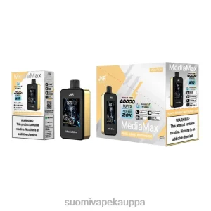 JNR MediaMax 40k puffi persikka mango vesimeloni P82ZF15 | Vape Kauppa