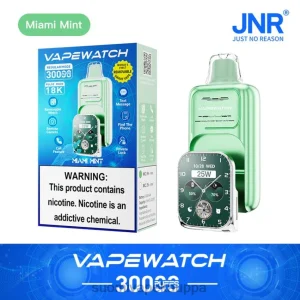 JNR vape kello miami minttu P82ZF8 | Vape Box