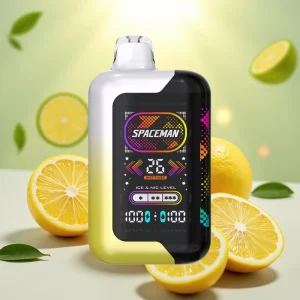 SMOK Spaceman SP40000 Zero Nikotiini 20ml 40000 Tupaa Ladattava Disposable Vape Sitruuna Pop