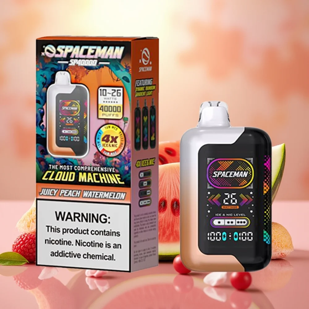 Spaceman SP40000 Zero Nic – 0mg nikotiiniton – 40000 tupaa – 20ml nestettä – 1000mAh akku - Image 2
