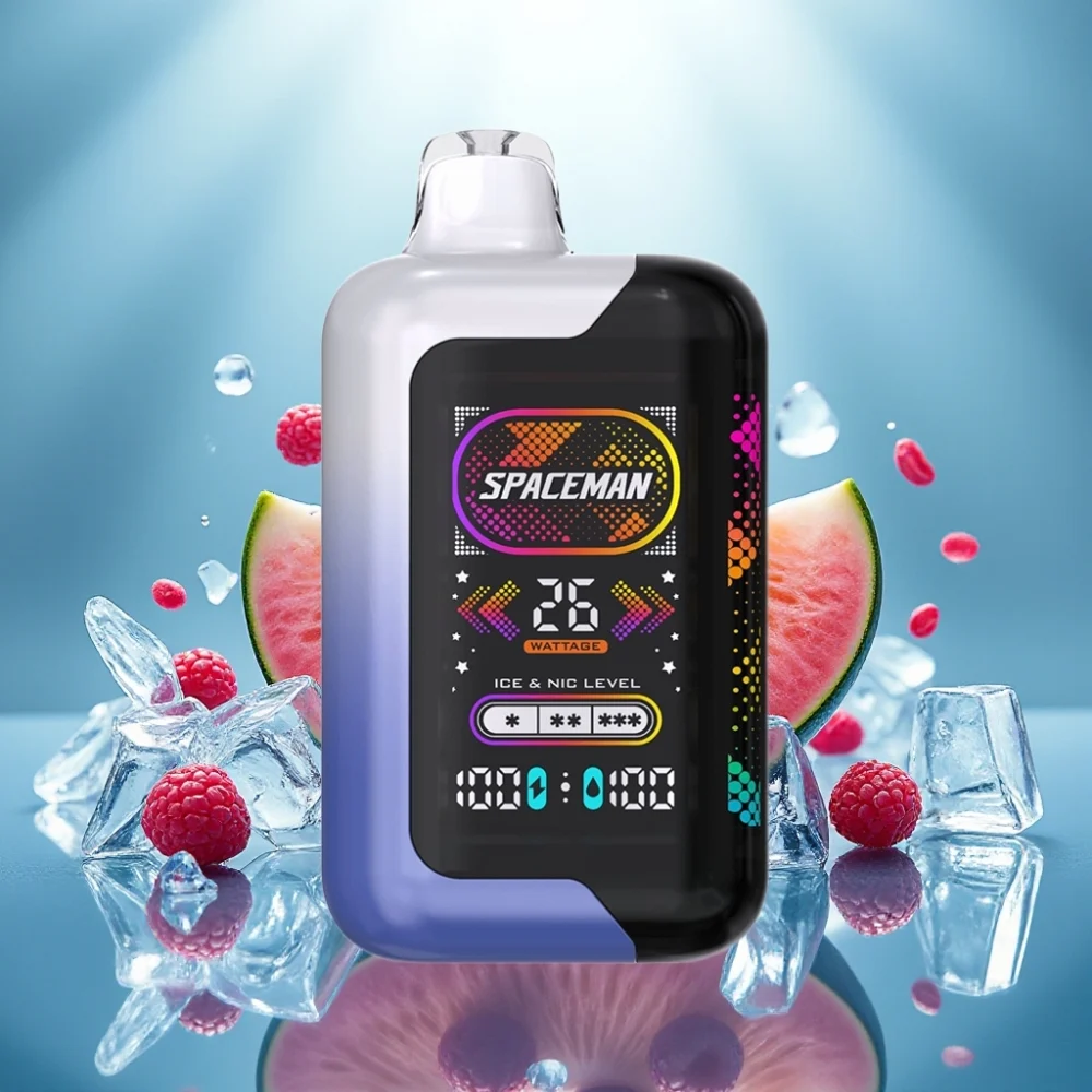 Spaceman SP40000 Zero Nikotiini Disposable 40000 savut 20ml Azul Vadelma Jää