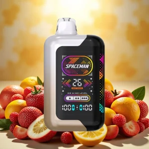 Spaceman SP40000 Zero Nikotiini Disposable 40000 tupakointia 20ml 1000mAh Rainbow-valo