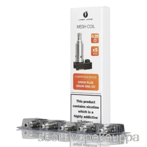 Vape Box Kadonnut Vape Orion Plus Vaihtokelat 0,25 Ohm Mesh Occ Kelat