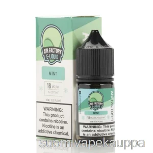 Vape Box Mint – Ilmatehtaan Suolat Eliquids – 30ml 18mg