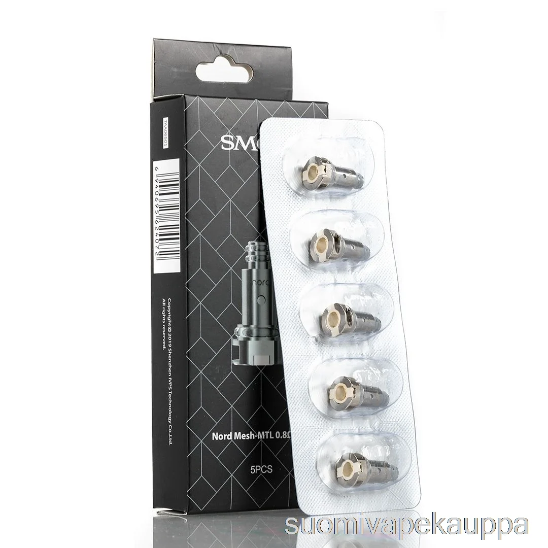 Vape Box Smok Nord Vaihtokelat 0.8ohm Nord Mtl-mesh Kelat