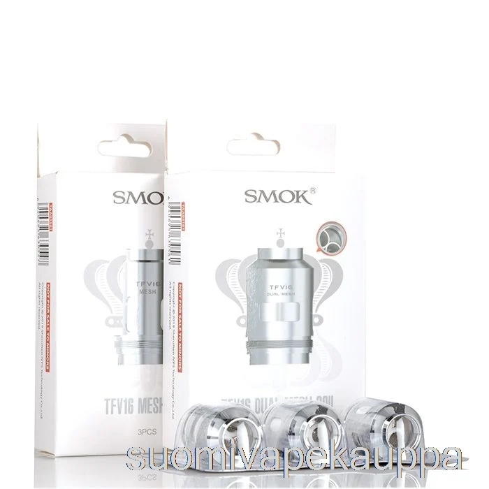 Vape Box Smok Tfv16 Mesh Vaihtokelat 0,12 Ohm Dual Mesh Kelat