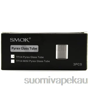 Vape Box Smok Tfv4 Säiliö & Mini Pyrex Lasiputki Tfv4 Minisäiliö – Yksi Lasiputki