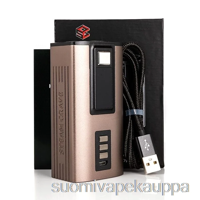Vape Box Steam Crave Hadron 220w Premium Combo Kit Musta