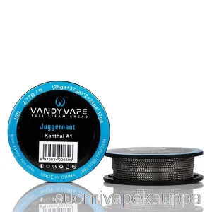 Vape Box Vandy Vape Erikoislankakelat Ka1 Juggernaut – (28ga+37ga)*2+24ga*37ga – 10ft – 2,77ohm