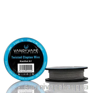 Vape Box Vandy Vape Erikoislankakelat Ka1 Kierretty Clapton – 28ga*2(&)+32ga – 10ft – 3.35ohm