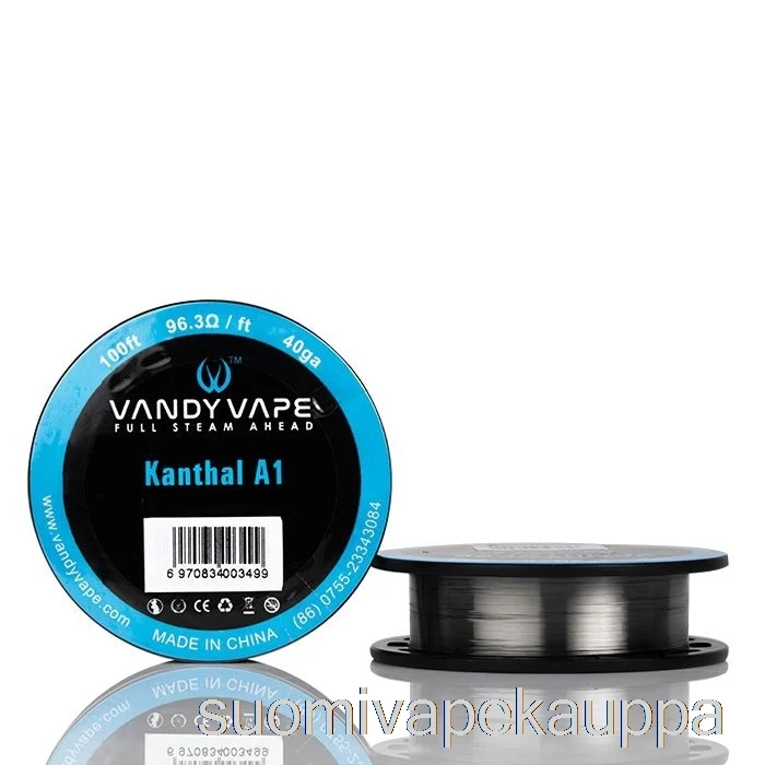 Vape Box Vandy Vape Erikoislankakelat Kanthal A1 – 40ga / 96.3ohm – 100ft
