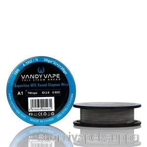 Vape Box Vandy Vape Superfine Mtl Lankakelat – 10 Jalkaa 2,37 Ohm Ss Sulatettu Clapton Lanka