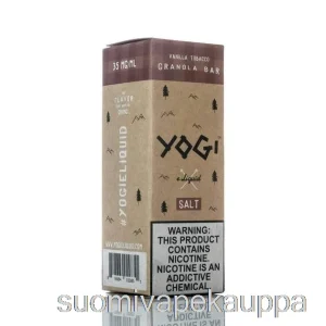 Vape Box Vanilja Tupakka Granolapatukka – Joogisuolat E-neste – 30ml 50mg