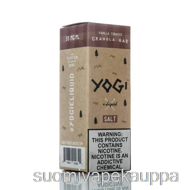 Vape Box Vanilja Tupakka Granolapatukka – Joogisuolat E-neste – 30ml 50mg