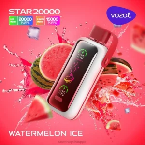 Vape Box – vesimeloni jäätä VOZOL STAR 20 000 Z006D3