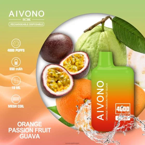 Vape Kauppa – appelsiini passionhedelmä guava Aivono AIM BOXX 4000 0B8L212