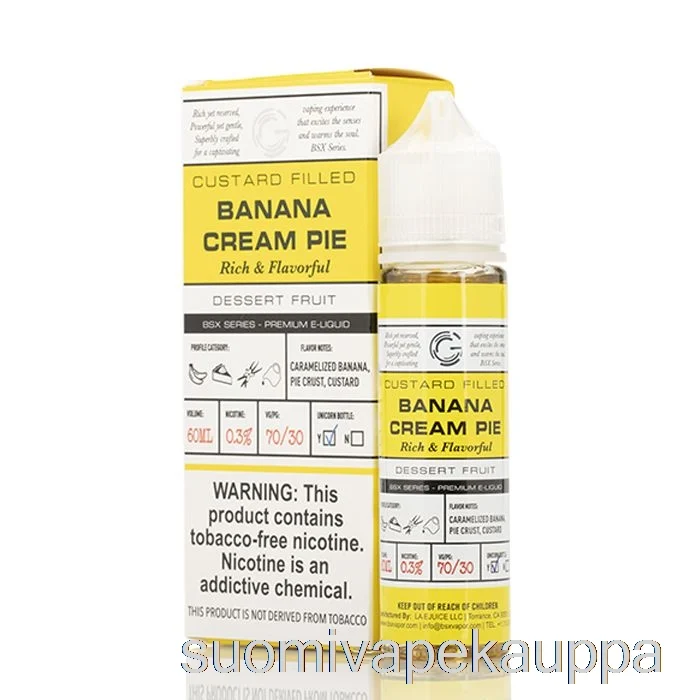 Vape Kauppa Banaanikermapiirakka – Bsx Series – 60ml 3mg