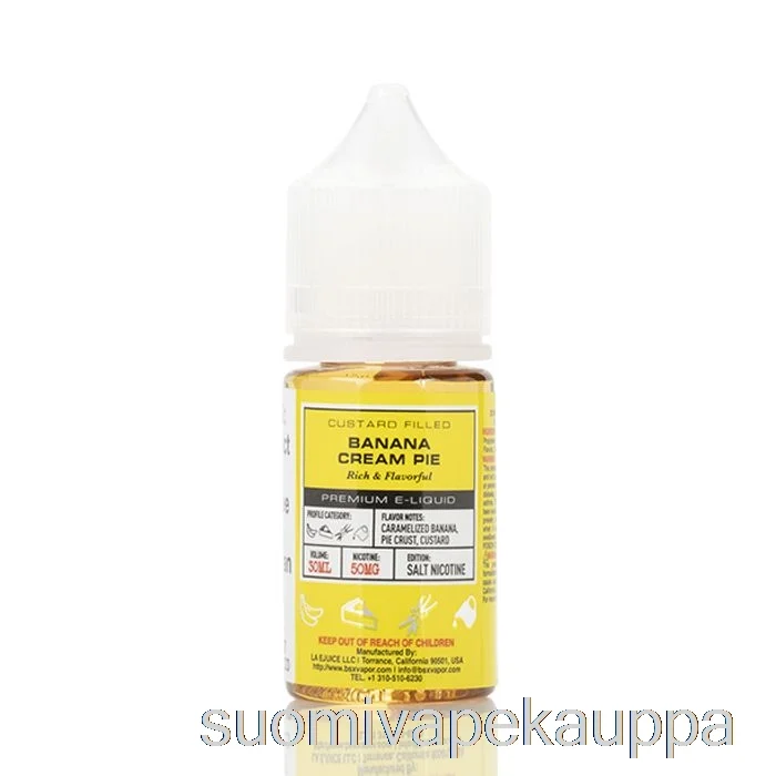 Vape Kauppa Banaanikermapiirakka – Bsx Suola Sarja – 30ml 50mg