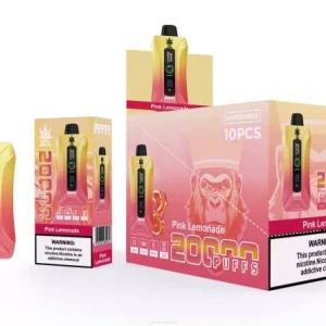 Vape Kauppa – Bang Beach 20 000 puhallusta älykkään näytön vape TZ4V4 vaaleanpunainen limonadi