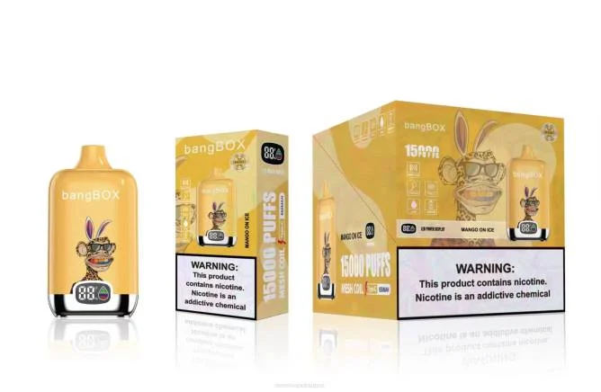 Vape Kauppa – Bang Box 15 000 suihketta TZ4V48 mangoa jäällä