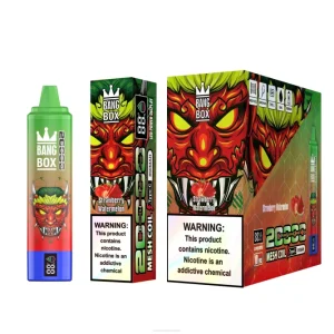 Vape Kauppa – Bang Box 20 000 puhalluksen älynäyttö TZ4V52 mansikka vesimeloni