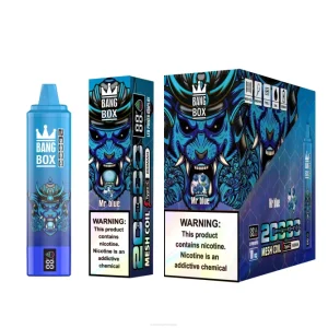 Vape Kauppa – Bang Box 20 000 puhalluksen älynäyttö TZ4V60 herra sininen