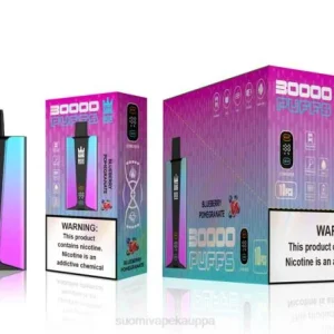 Vape Kauppa – Bang Box 30 000 puhalluksen älynäyttö TZ4V80 mustikka pomgerante