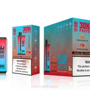 Vape Kauppa – Bang Box 30 000 tuulahdusta kaksinkertaista makua TZ4V68 vesimeloni purukumia & mansikka vesimeloni