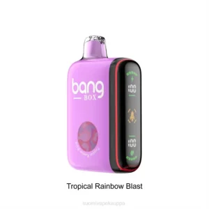 Vape Kauppa – Bang Box 9000-18000 puhalluksen älykäs tehonäyttö TZ4V36 trooppinen sateenkaaren räjähdys