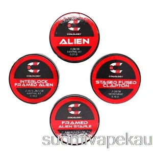 Vape Kauppa Coilology Suorituskyky Prebuilt Coils Staple Alien – 0.21ohm Ka1