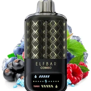 Vape Kauppa – Elf Bar Combo 25 000 mustaherukka vadelma & viinirypäle 42408