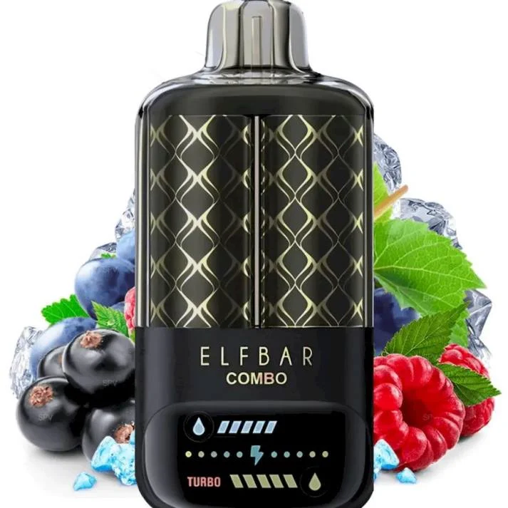 Vape Kauppa – Elf Bar Combo 25 000 mustaherukka vadelma & viinirypäle 42408