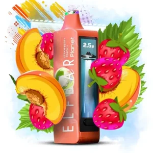 Vape Kauppa – Elf Bar Planet 25 000 mansikka persikka 424028