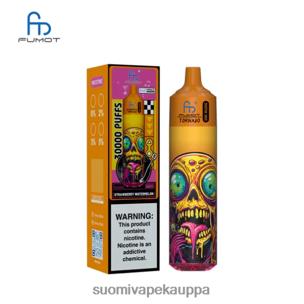 Vape Kauppa – Fumot Tornado 30k musiikkia mansikka vesimeloni X0RZ628
