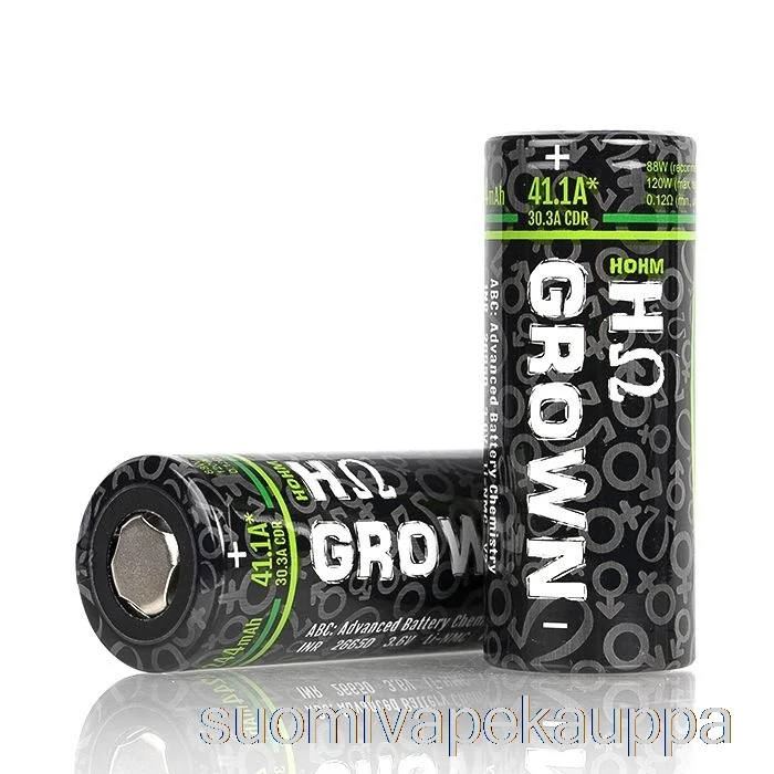 Vape Kauppa Hohm Tech Grown 2 26650 4244mah 30.3a Akku Kasvanut2 – Yksi Akku