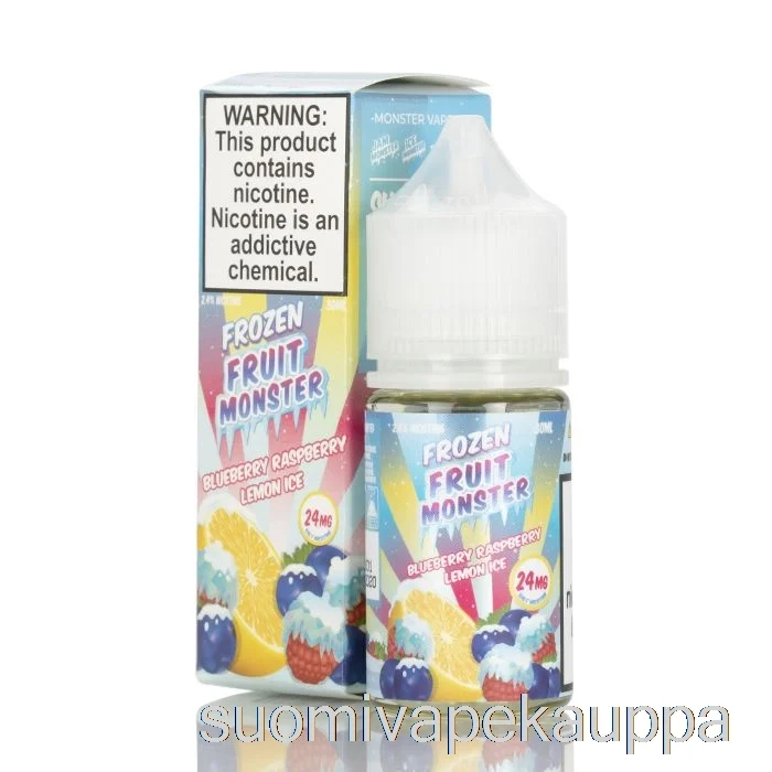 Vape Kauppa Jää Mustikka Vadelma Sitruuna – Jäädytetyt Hedelmät Hirviösuolat – 30ml 48mg