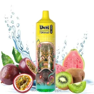 Vape Kauppa – kiivi passionhedelmä guava UWIN CRYSTAL 35k kertakäyttöinen vape 0B8L388