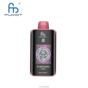 Vape Kauppa – kirsikkapommi Fumot Tornado 25000 kertakäyttöistä höyryä 0F8FV4