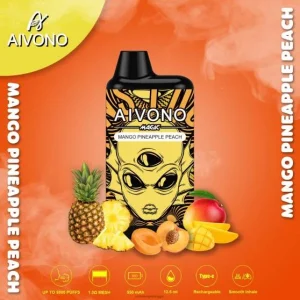Vape Kauppa – mango ananas persikka Aivono AIM MAGIC 5800 mouth box savuke 0B8L88