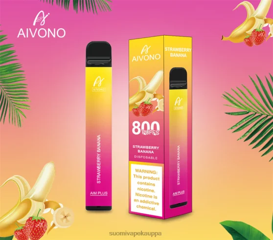 Vape Kauppa – mansikka banaani Aivono AIM PLUS 800 0B8L192