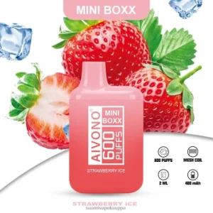 Vape Kauppa – mansikka jäätä Aivono AIM MINI BOXX 600 0B8L236