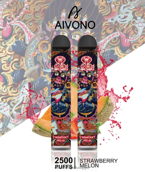Vape Kauppa – mansikka meloni Aivono AIM SNAKE 2500 0B8L320
